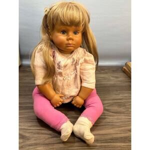 Zook Kids Little 22" Girl Doll Long Blonde Hair Johannes Zook 1988 Pat Secrist